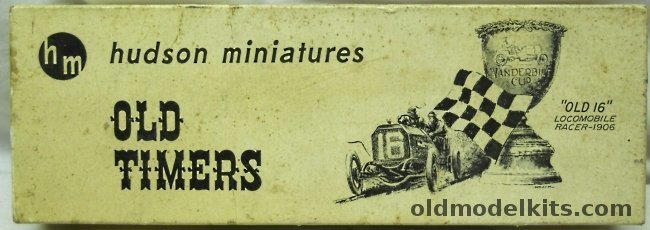 Hudson Miniatures 1/16 Old 16 Locomobile Racer 1906 Old Timers plastic model kit